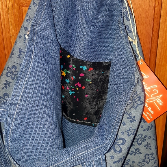 Sweet Denim Heart Bag - Picture 3 of 3